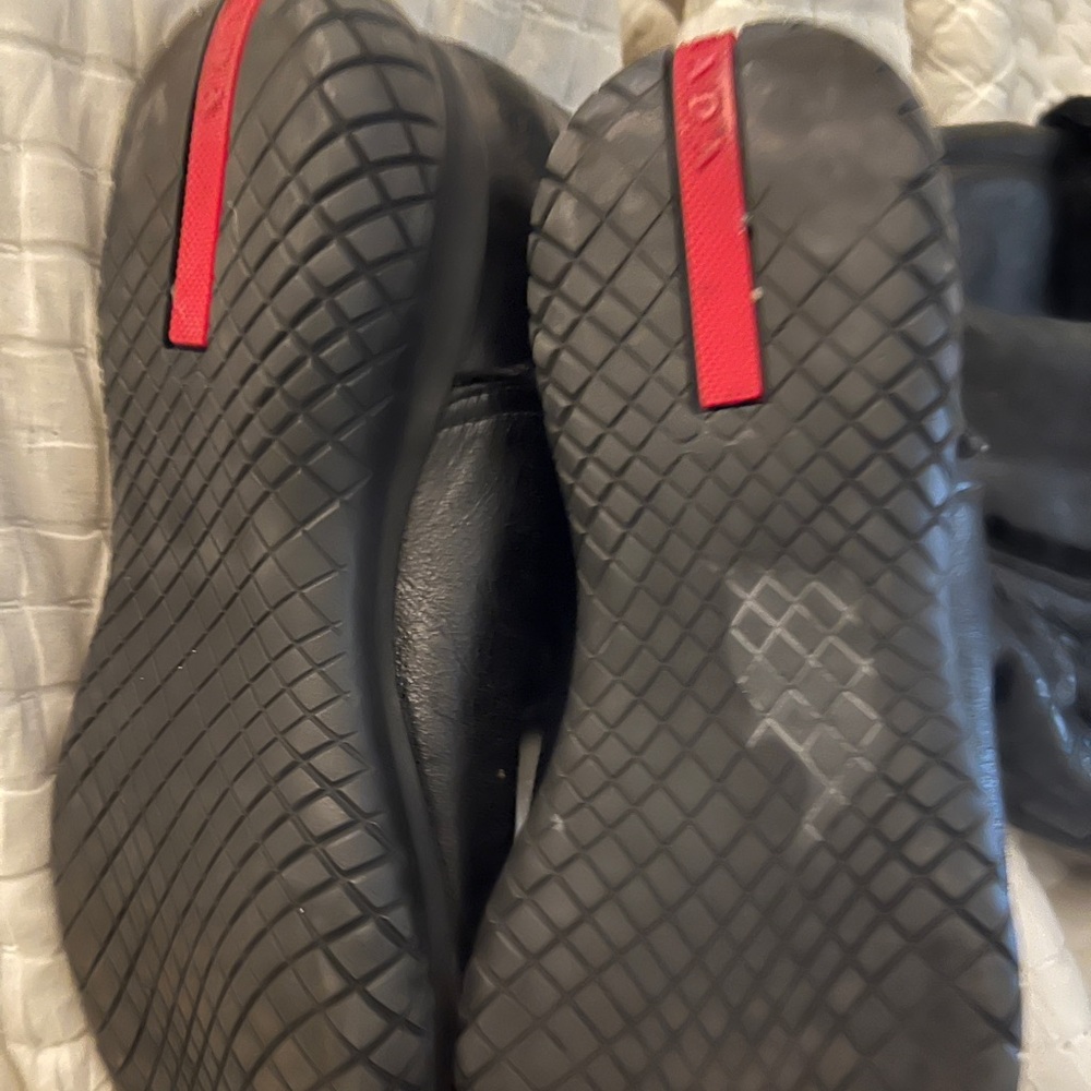 PRADA rare suede calfskin rain/snow boots